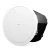 QSC AD-C6T-HC 6.5 Inch 2-Way Passive Ceiling-Mount Loudspeaker (Pair, White, High-Ceiling)