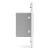 QSC unD6IO-BT AtteroTech 2-Gang Dante Networked 4x2 Audio Wall Plate