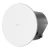 QSC AD-C6T-ZB-WH AcousticDesign 6.5 Inch 2-Way Zero-Bezel Ceiling Loudspeaker (Pair, White)