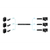 Adder AVM-C12-US 12-Port Preconfigured Matrix Switch