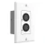 Turtle AV TAV-XLRWP-IN-US-W Dual Analog XLR Input to Dante Wall Plate (US, White)
