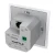 Turtle AV TAV-XLRWP-OUT-EU-W Dante to Dual Analog XLR Output Wall Plate (EU, White)