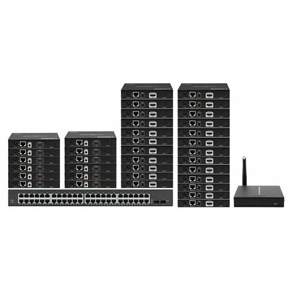 4K 12x24 HDMI Matrix Over Wireless LAN with iPad App 4K 12x24 HDMI Matrix Over Wireless LAN with iPad App