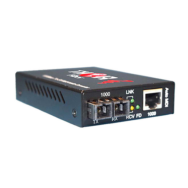 Thor Broadcast F-GET-TR-SM 1000 Mbps Fiber Ethernet Media Converter SC