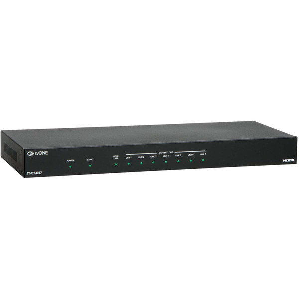 tvONE 1T-CT-647 HDMI UHD 4K HDBaseT-Lite 7-Port Transmitter