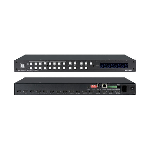 Kramer VS-88H2 8x8 4K HDR HDCP 2.2 Matrix Switcher