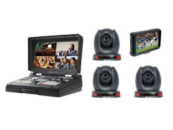 Datavideo HS-1600T-3C140TM HD/SD HDBaseT Video Streaming Studio Kit