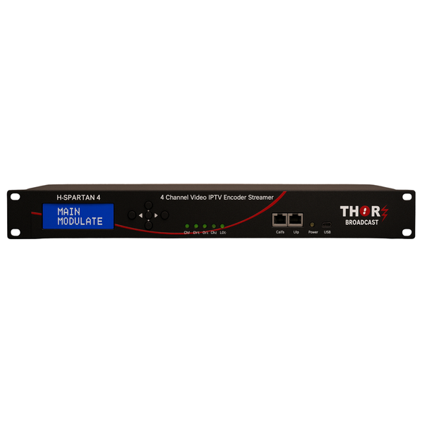 Thor Broadcast H-SPARTAN-4 4 Channel HDMI + CVBS Network Encoder