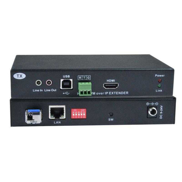 NTI ST-C6FOUSB4K-LC 4K 10.2Gbps HDMI USB KVM Extender via One CAT6/7