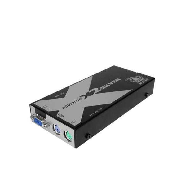 Adder X2-SILVER/P-US PS/2 KVM & RS232 CATx Extender. 300 Mtr