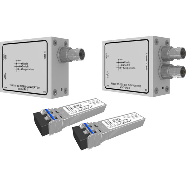 Matrix Switch MSC-SFL-101 1 Channel 12G-SDI Fiber Link Product Solution