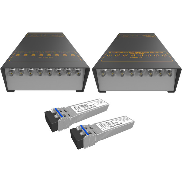 Matrix Switch MSC-SFL-117 8 Channel 3G-SDI - SDI/HDSDI Over Fiber Extender