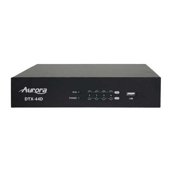 Aurora DTX-44D 4x4 Dante DSP with 4x4 analog in and out