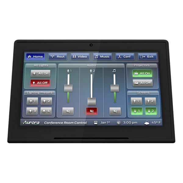 Aurora RXT-8D-W 8-desktop ReAX IP touch panel control system (White)