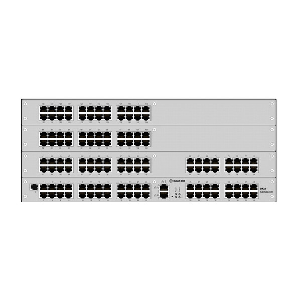 Black Box ACXC128-3G 128-Port, CATx, 3G, 4RU KVM Matrix Switch