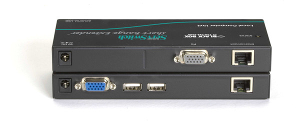 Black Box ACU075A-USB KVM Extender, Short Range-75ft, VGA, USB, CATx