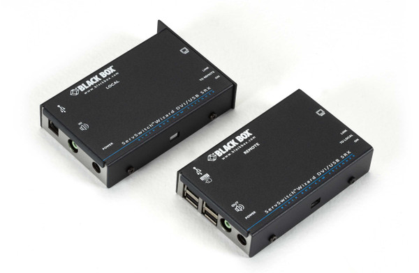 Black Box ACU5501A-R4 KVM Extender DVI-D USB Audio CATX Single Access