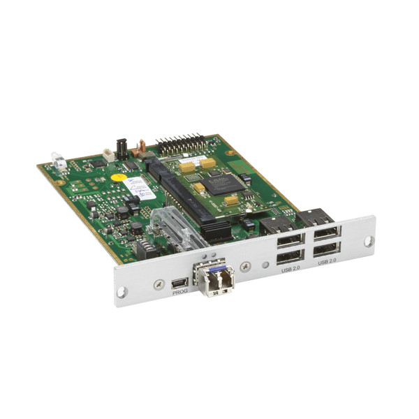 Black Box ACX1MR-U23-SM KVM Receiver USB 2.0 (480M) SM Fiber Modular Ext Expansion Card