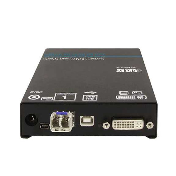 Black Box ACX1T-11HS-SM KVM Transmitter DVI-D 2X USB HID SM Fiber 2.5Gbps