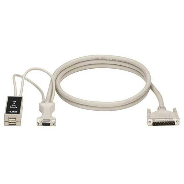 Black Box EHNUSB-0001 KVM User Cable DB25 VGA USB 1FT