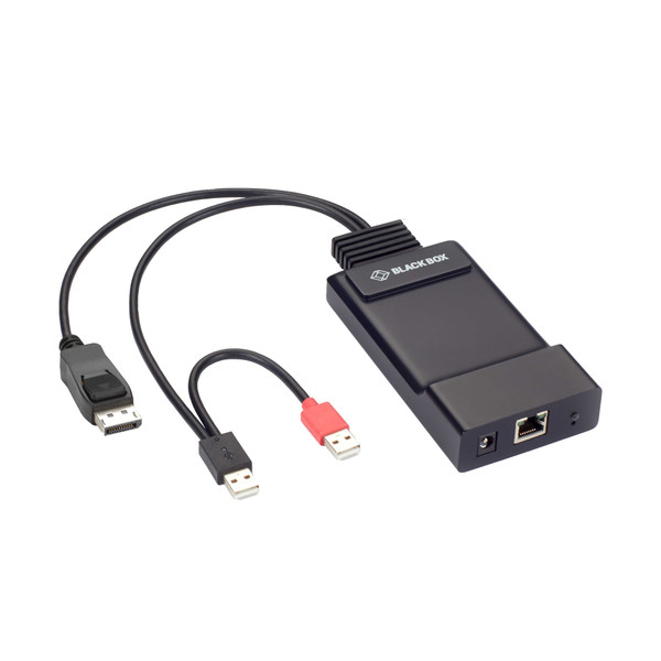 Black Box EMD200DP-T Zero U DP KVM-over-IP Transmitter - SH, HD, USB DP Audio, 12-in.