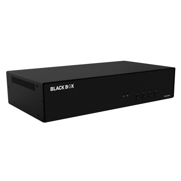 Black Box KVS4-2004V Secure KVM Switch - 4-Port, Dual-Monitor, DisplayPort
