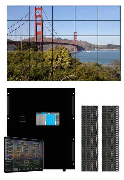 48x72 HDMI Matrix Switcher Over CAT6 w/Free Video Wall Processing