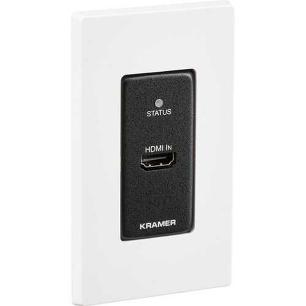 Kramer WP-871XR/US(W/B) 4K HDR HDMI Wall Plate PoC Transmitter over Long-Reach DGKat 2.0