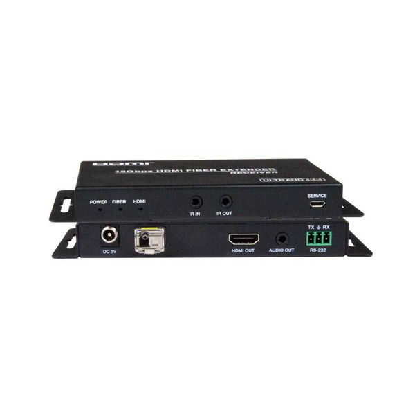 NTI ST-FO4K18GB-RSLA-LCV2 4K 18Gbps HDMI Extender with Stereo Audio & Local HDMI Loopout