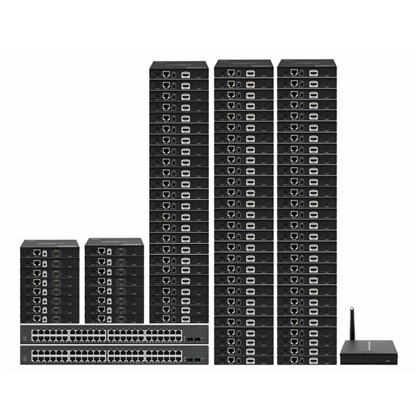 4K 16x80 HDMI Matrix Over Wireless LAN with iPad App