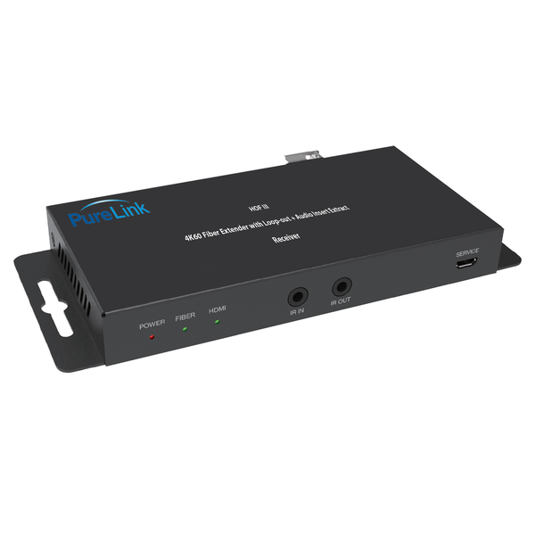 PureLink HOF III RX 4K60 4:4:4 Fiber Receiver w Loop Out & Audio Insert/Extract