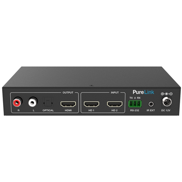 PureLink MVS-21 4K60 HDMI 2×1 Switch with Motore Up/Down Scaling