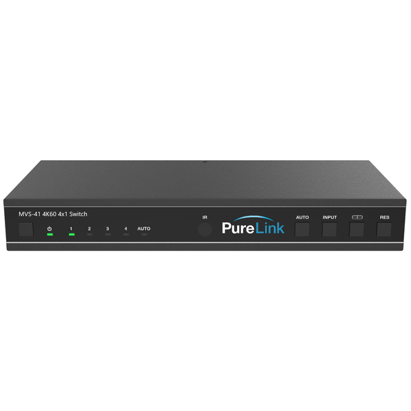 PureLink MVS-41 4K60 HDMI 4×1 Switch with Motore Up/Down Scaling