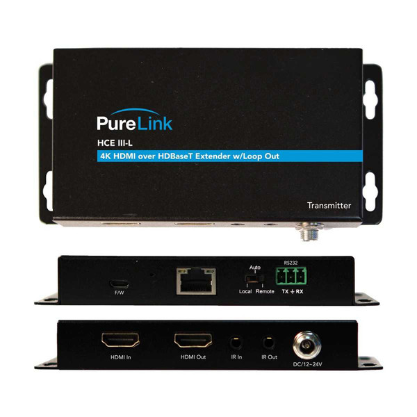 PureLink HCE III-L TX 4K HDMI over HDBaseT Extender w/Loop Out - Transmitter