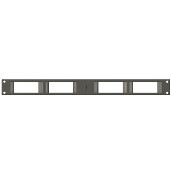 Front View of a WolfPack™ Rack Mount Kit for 4-Apple TVs