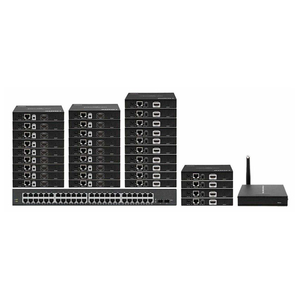 4K 18x14 HDMI Matrix Over Wireless LAN with iPad App 4K 18x14 HDMI Matrix Over Wireless LAN with iPad App