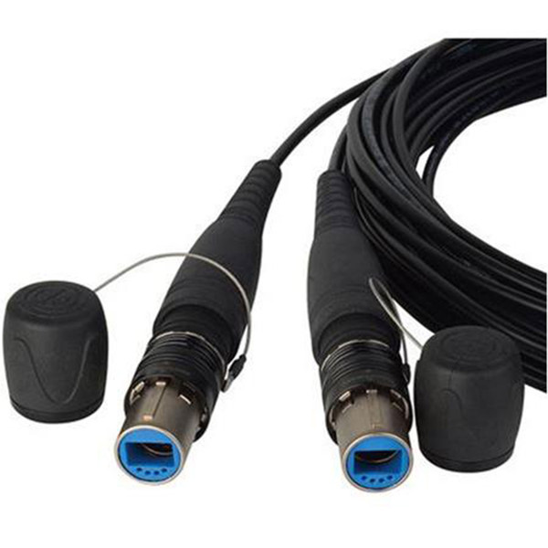 JVC MCSH656D2PD2PXX SMPTE Hybrid Fiber Cable with Neutrik OpticalCON Connection