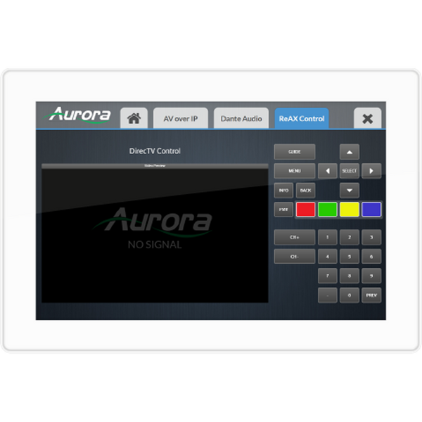 Aurora Multimedia RXT-10VS-W 10.1" VESA Mount ReAX Touch Panel Control System (White)
