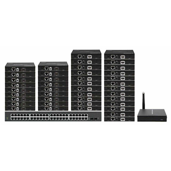 4K 18x24 HDMI Matrix Over Wireless LAN with iPad App 4K 18x24 HDMI Matrix Over Wireless LAN with iPad App