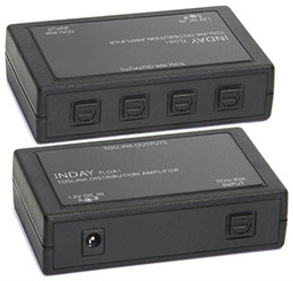 Inday TLDA-1 4-Output TOSLINK Distribution Amp/Splitter