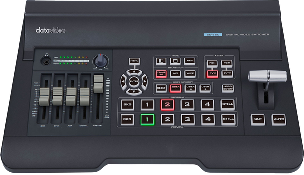 Datavideo SE-650 4 Input HD Video Switcher with HD-SDI an& HDMI Inputs - B-Stock & Open Box