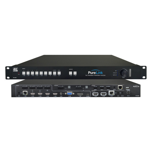 PureLink PS-820S 8×2 4K/60 Seamless Presentation Switcher