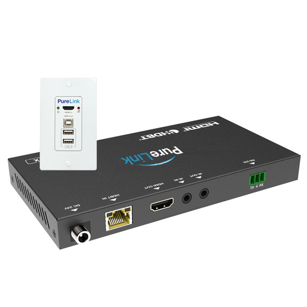 PureLink HW-100 TX/RX 4K and USB 2.0 Wall Plate Extender Switching System