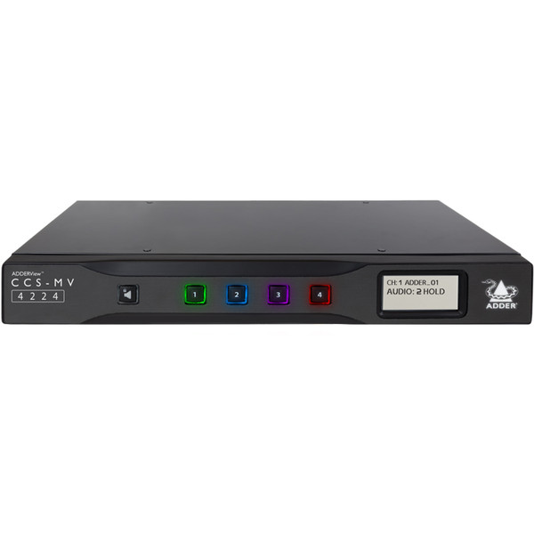 Adder CCS-MV4224 4k KVMA Multi-Viewer Switch for up to 4 Computers