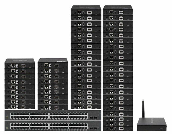 4K 18x40 HDMI Matrix Over Wireless LAN with iPad App