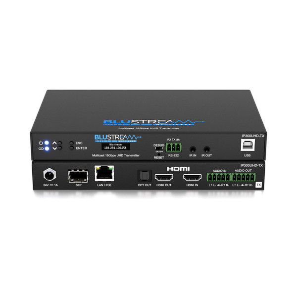 Blustream IP300UHD-TX IP Multicast HDMI2.0 Video Transmitter