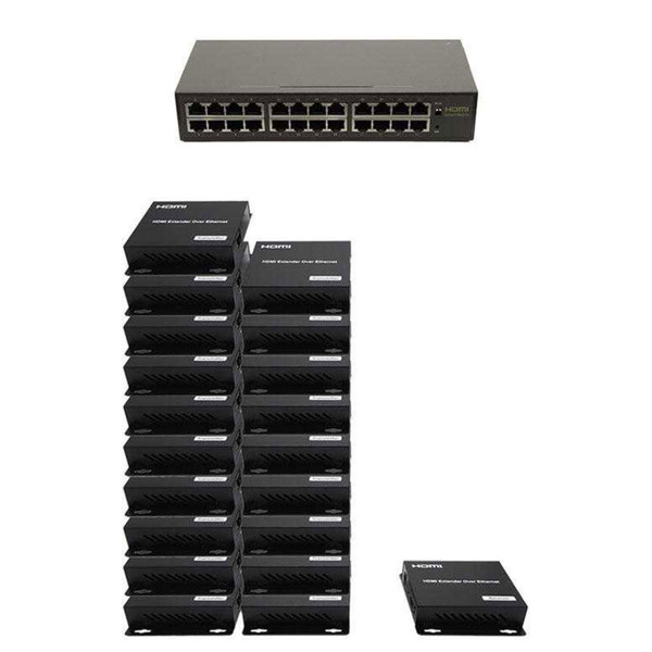 19x1 Network HDMI Matrix Switcher with WEB GUI & Remote IR