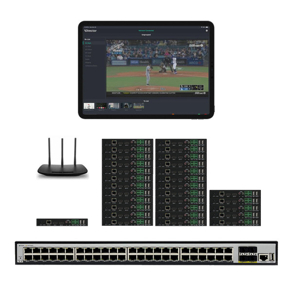 1x29 4K 30 Hz POE HDMI Over LAN Splitter w/Real Time iPad Video Preview 1x29 4K 30 Hz POE HDMI Over LAN Splitter w/Real Time iPad Video Preview