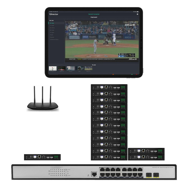 1x14 4K 60 Hz AV Over IP Splitter