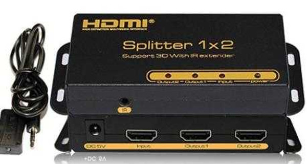 1x2 HDMI with IR, WolfPack